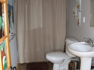 Bathroom with tub
